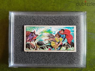 Extremely Rare 1967 Superman card # devil fish printed in England