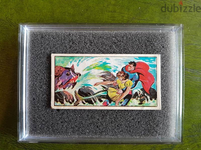 Extremely Rare 1967 Superman card # devil fish printed in England 0