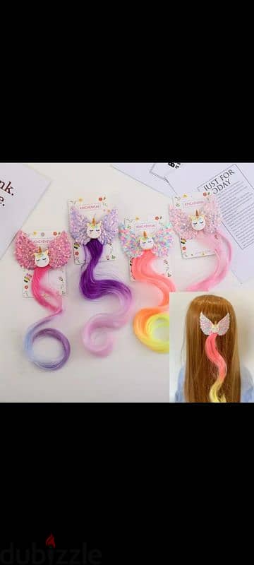 girls  hair extension clip