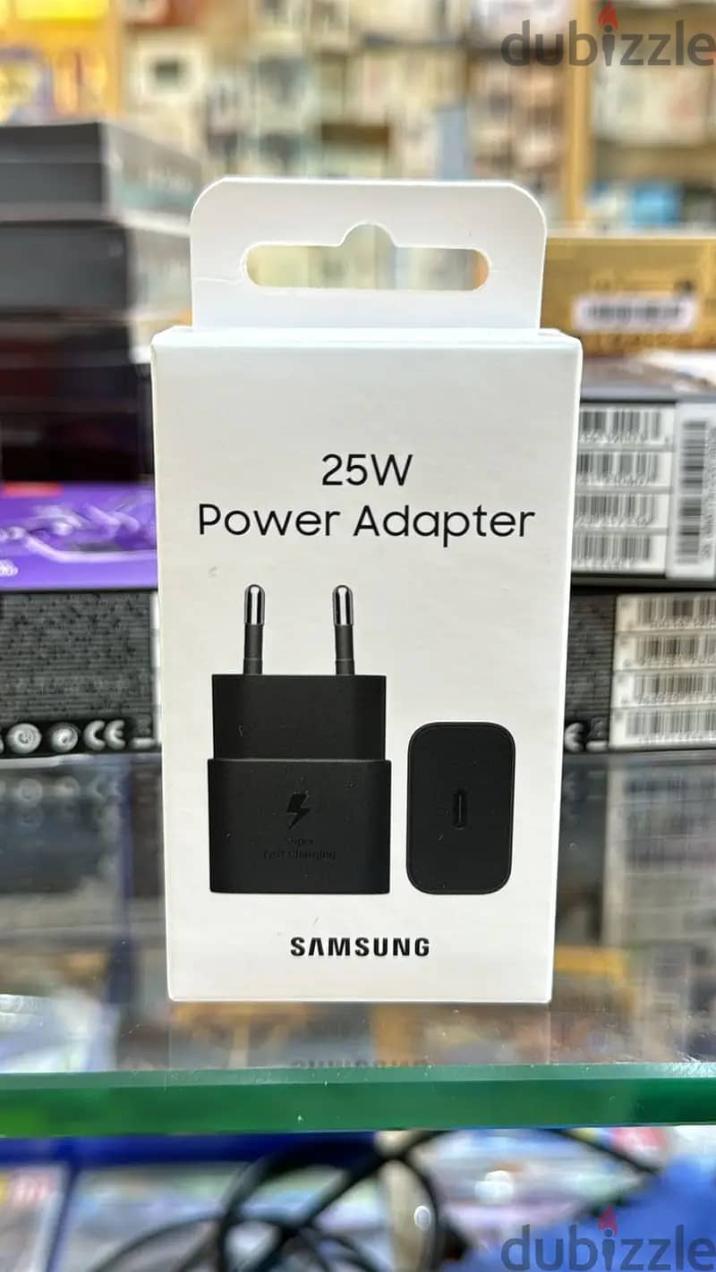 Samsung 25w pd adapter usb-c 2 pin black 0