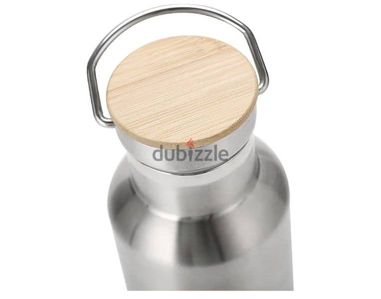 DR stainless steel water bottle bamboo lid (Made in italy)/3$ delivery 11