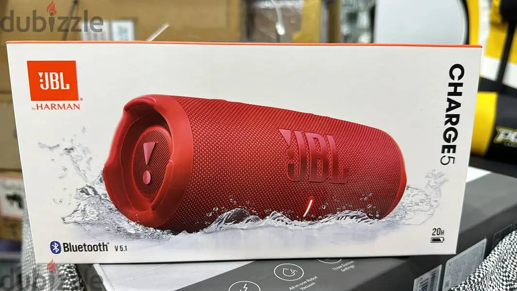 Jbl charge 5 red amazing & new price 0