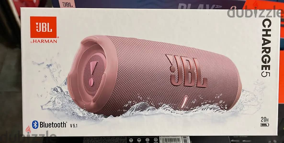 Jbl charge 5 pink Amazing & best offer 0