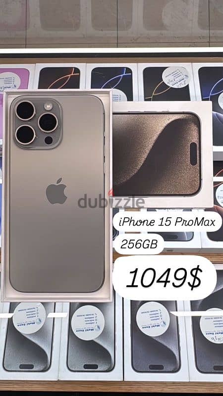 1 PIECE SPECIAL OFFER IPHONE 15 PRO MAX 256gb 0