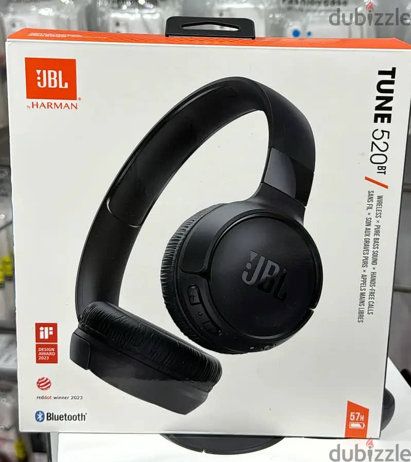 Jbl tune 520bt black amazing & original price 0