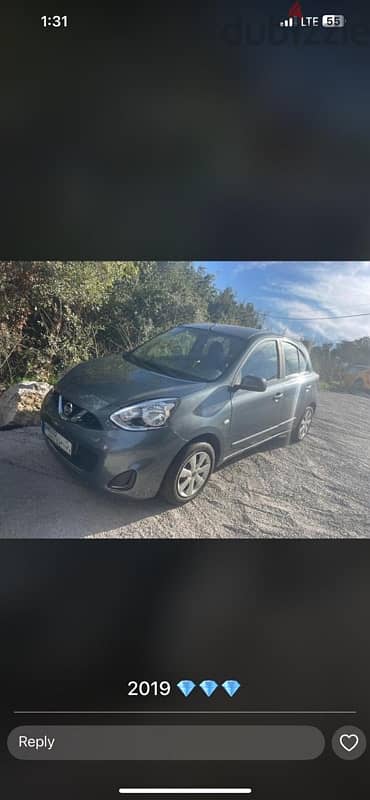 Nissan Micra 2019, super clean, full option, ma na2sa chi 0