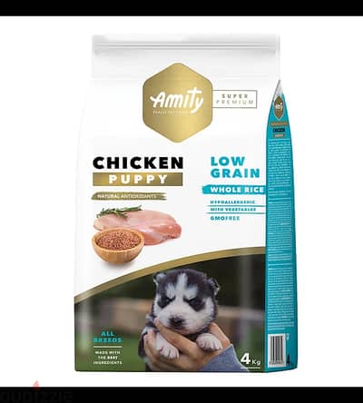 Amity Super Premium Puppies Dry Food - 4 kg