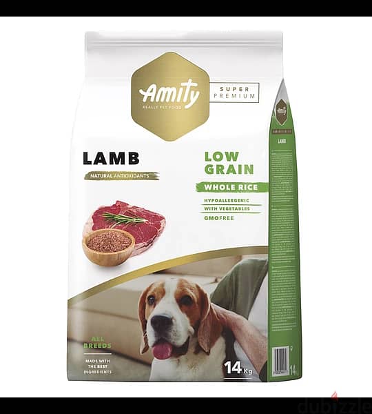 Amity Super Premium Adult Dog Dry Food - Lamb 14 kg 0