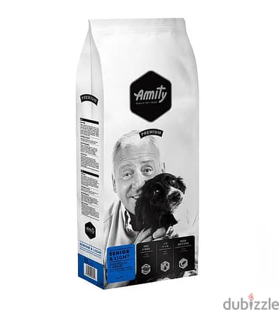 Amity Premium Senior & Light Dog Dry Food - 3 kg