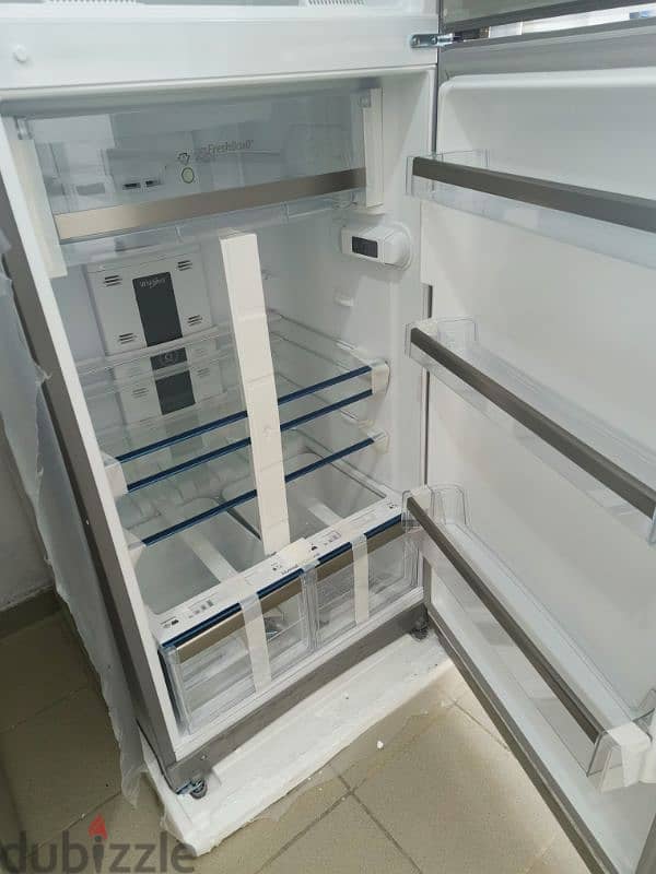 Refrigerator Whirlpool 24ft Inverter براد ويرل بول 1