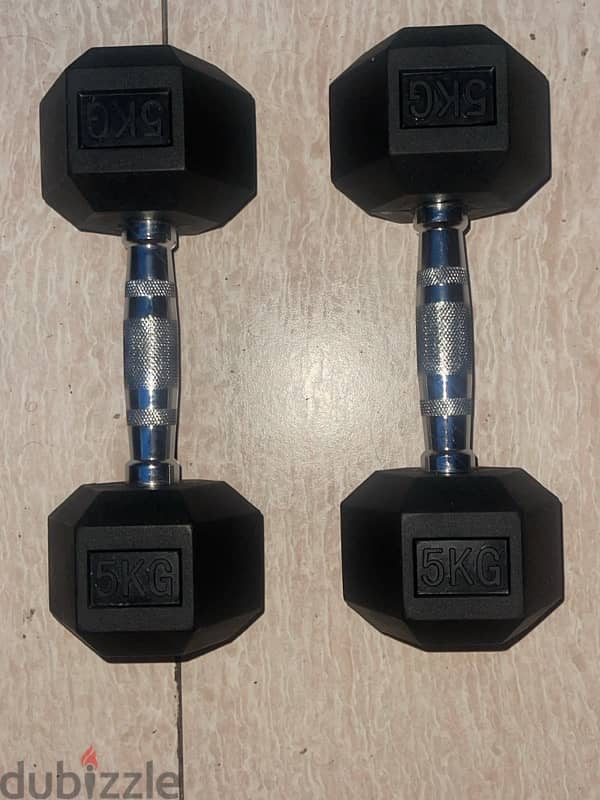 5kg dumbbells 0