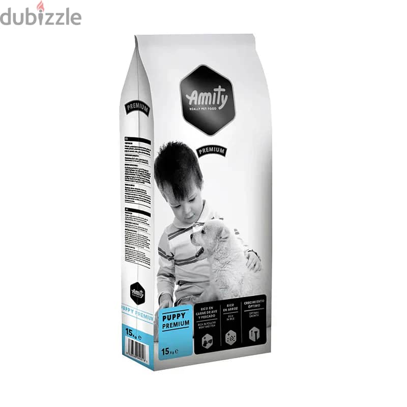 Amity Premium Puppy Dry Food - 15 kg 0