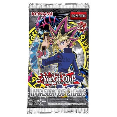 Original yugioh invasion of chaos booster pack