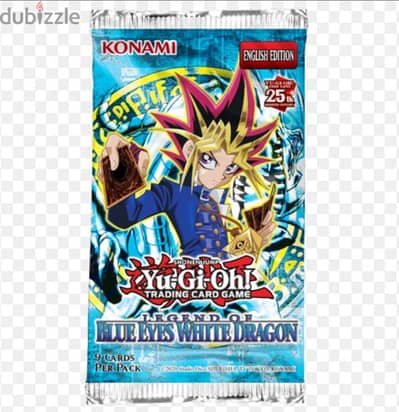 original yugioh blue eyes white dragon booster pack