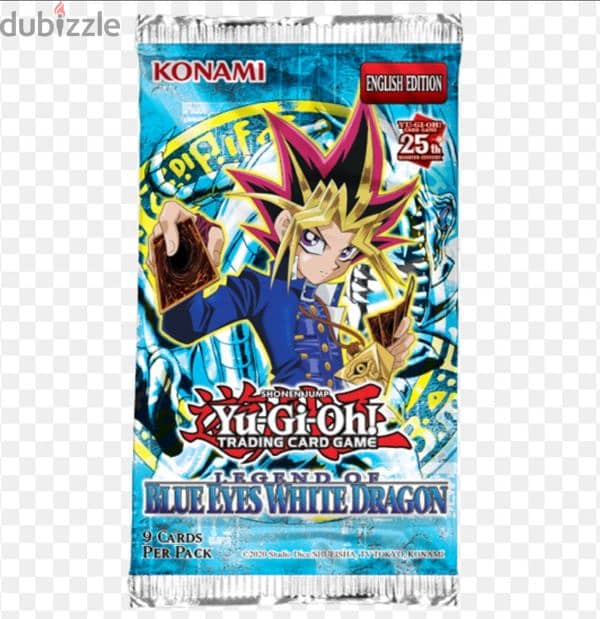 original yugioh blue eyes white dragon booster pack 0