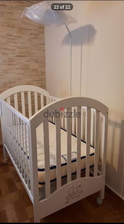 used kids bed with mattress