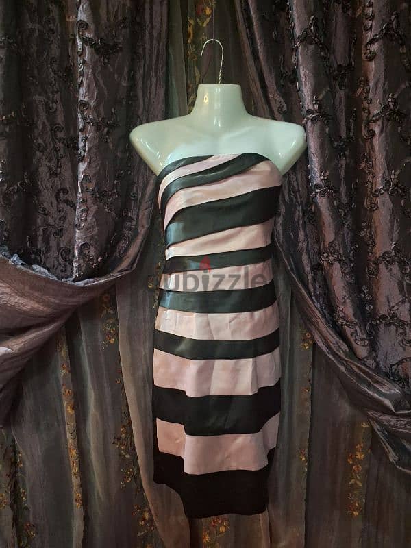 فستان اسود و زهري للبيع  black and pink dress. for sale 0