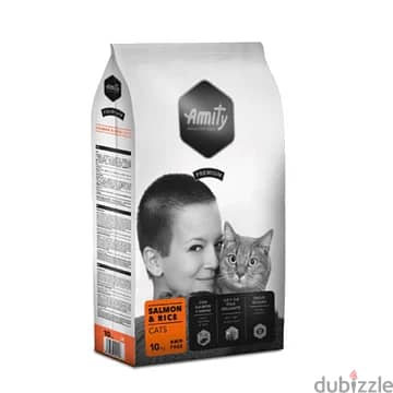 Amity Premium Adult Cat Dry Food - Salmon & Rice - 1.5 kg