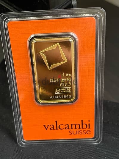 Gold Valcambi special number 46 46 46