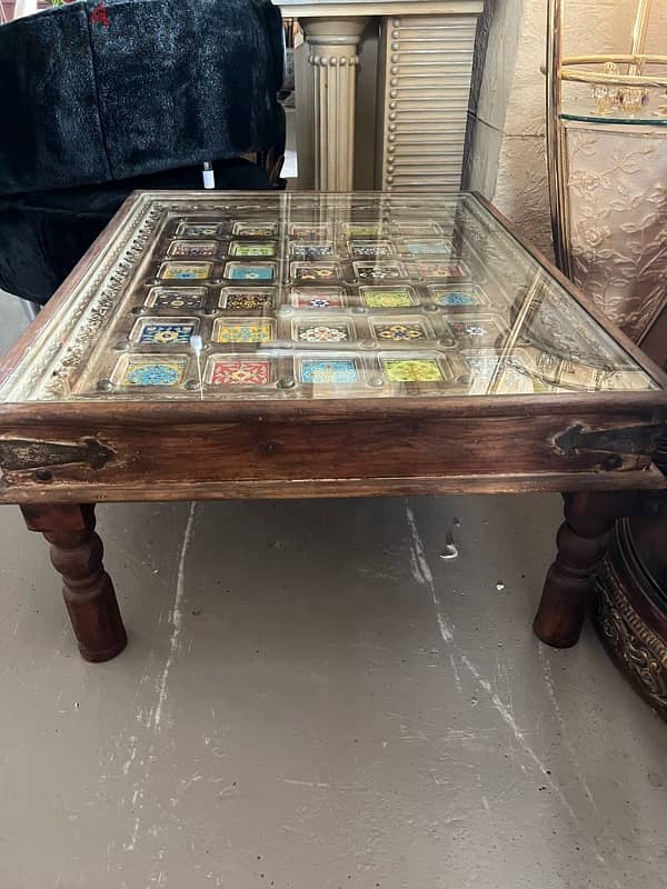 solid wood teak maseef table vintage 0