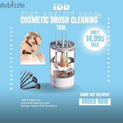 Automatic Electric Makeup Brush Cleaner and Dryer Quick Cleaning Tool