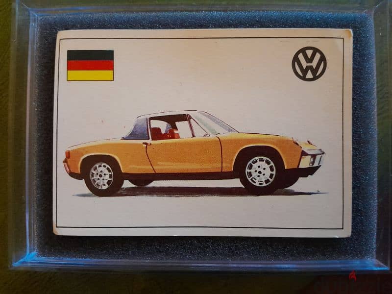 Rare 60'S TOP SELLERS LTD. panini volkswagen Porsche 914 trading card 0