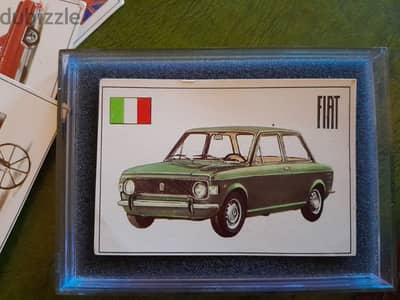 Rare 60's top sellers Ltd. panini FIAT trading card UK