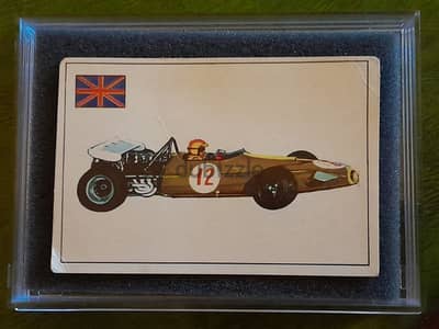 Rare 60's top sellers Ltd panini Brabham Ford trading card