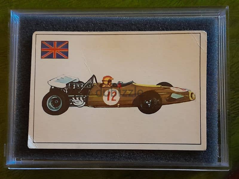 Rare 60's top sellers Ltd panini Brabham Ford trading card 0