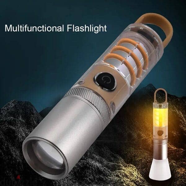 Heybb High Lumens Flashlight – Waterproof, Zoomable, 4 Light Modes 7