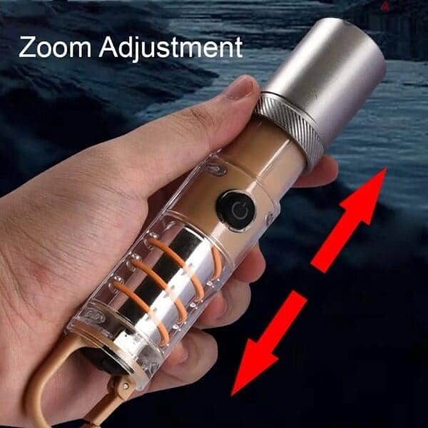 Heybb High Lumens Flashlight – Waterproof, Zoomable, 4 Light Modes 8