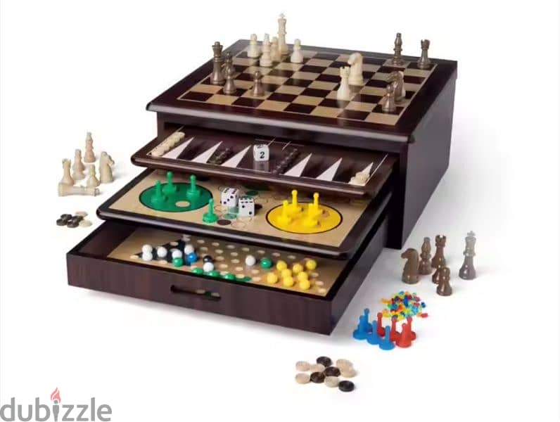 Playtive wooden game collection 10- in -1 board game 4