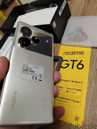 realme GT6 12/256GB open box siver