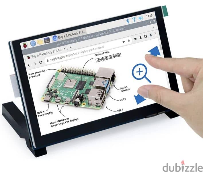 FREENOVE 5 Inch Touchscreen for Raspberry Pi 5 4 B 3 B+ A+, 800x480 0