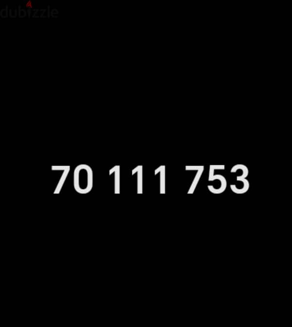 ALFA NUMBER    70 111 753 0