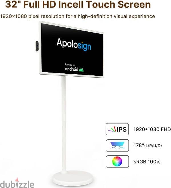 ApoloSign Android 4K 32-Inch Portable Smart Screen 2