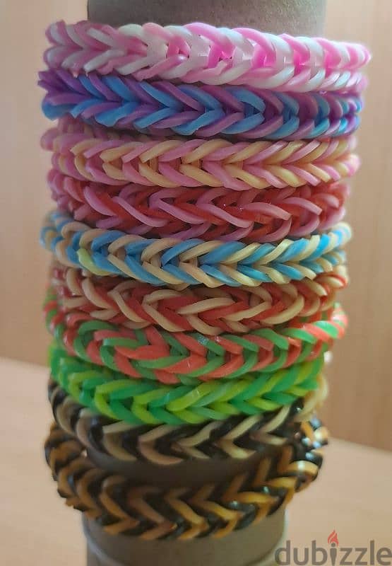 Bracelets for sale (18), handmade , prices 2$ each 0