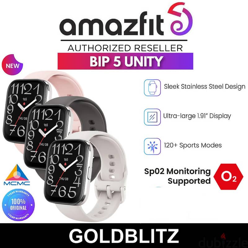 Amazfit Bip 5 Unity Smart Watch 46mm 3