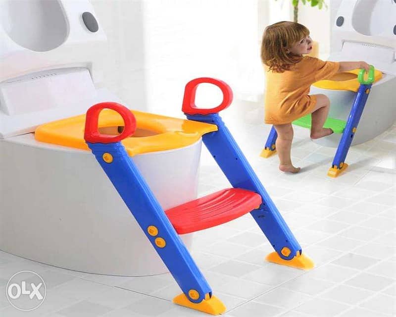 Baby Potty Training Seat With Step Stool Ladder 1