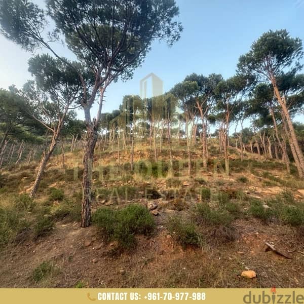 land for sale broumana Oppen view أرض للبيع في برومانا منظر رائع 2