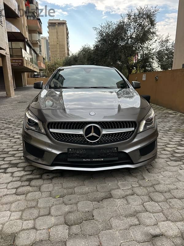 Mercedes CLA 250 AMG-line 4matic 2016 gray on black (clean carfax) 0