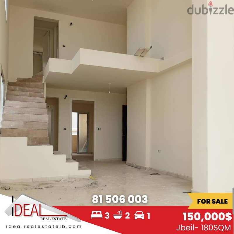 180sqm duplex apartment for sale in Jbeil  REF#JH17430 0