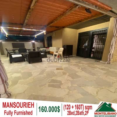 120 sqm apartment for sale in Mansourieh with an Terrace!!!