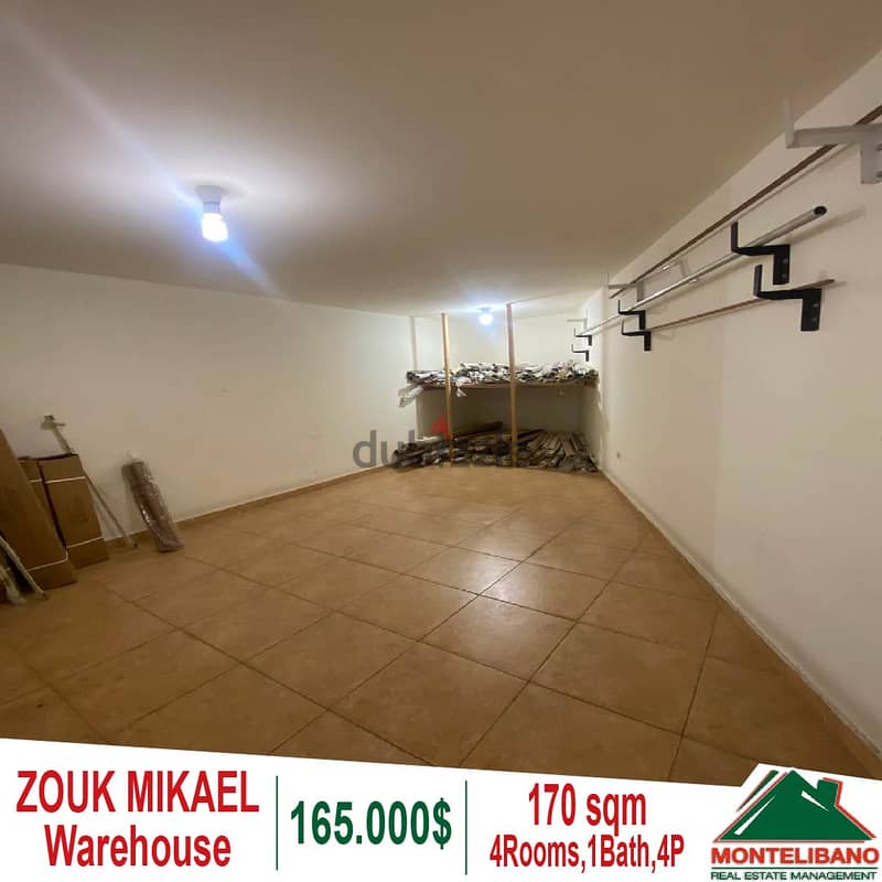 170 sqm shop for sale in Zouk Mikael!! 0