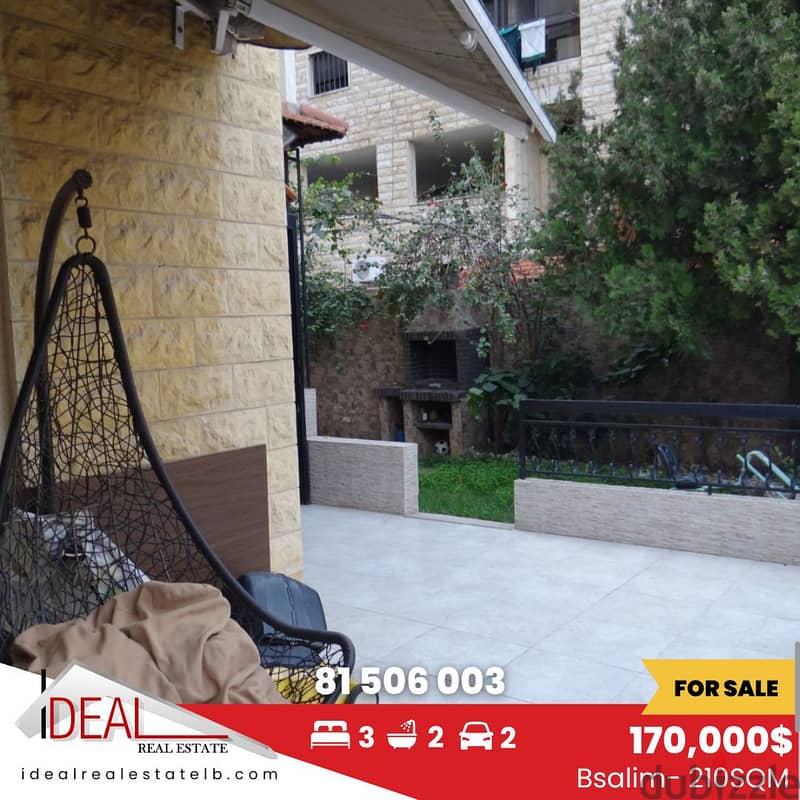 210 sqm Furnished Apartment for Sale in Bsalim​ REF#RN14001 0