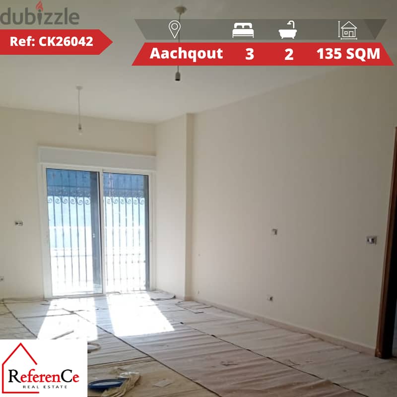 Brand new apartment in Aachqout for sale شقة جديدة للبيع في عشقوت 0