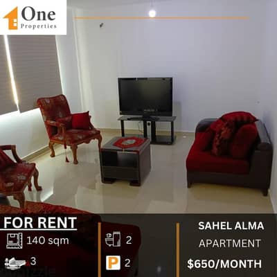 FURNISHED APARTMENT FOR RENT IN SAHEL ALMA