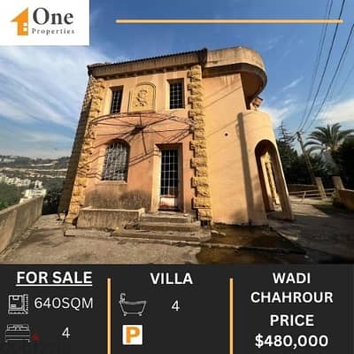 UNIQUE VILLA FOR SALE IN WADI CHAHROUR