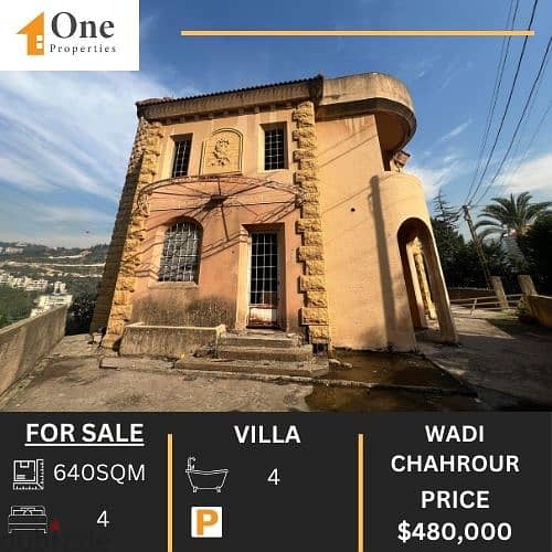 UNIQUE VILLA FOR SALE IN WADI CHAHROUR 0