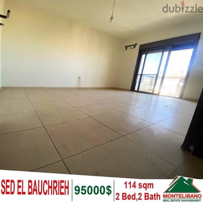 114 Sqm Apartment For Sale In Sed El Baouchrieh